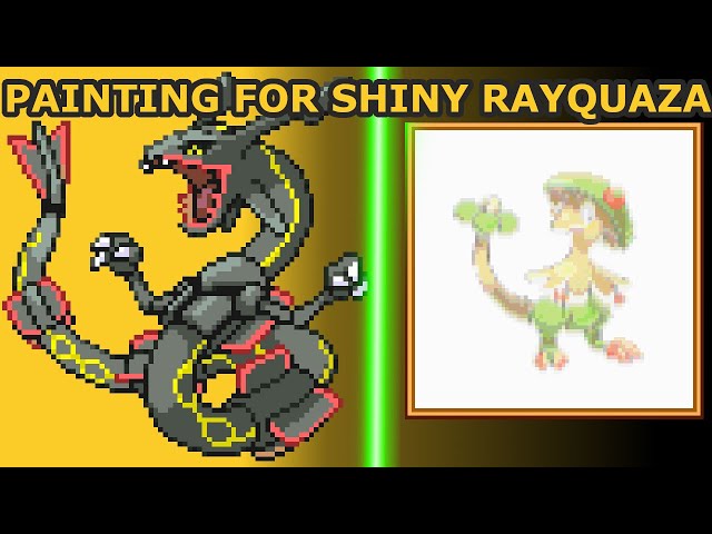 Live Shiny Rayquaza In Pokemon Emerald After 12,556 Run Away Encounters!!  Shiny Reaction! 