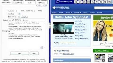 BotReviews - MySpace Friend Adder Auto-Post Timed Bulletins