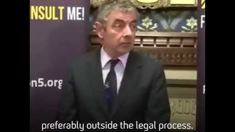 The New Intolerance  -- Rowan Atkinson