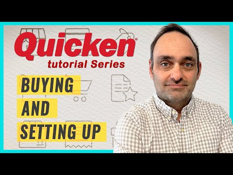 Quicken - Buying and Setting up Quicken