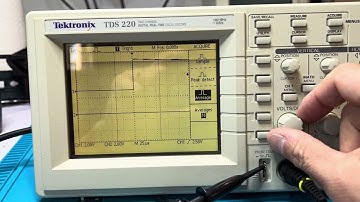 Tektronix TDS220 screen corruption