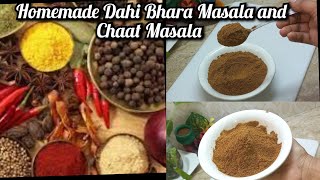 Homemade dahi bhara masala|| Homemade Chaat masala Recipe || easy and Tasty recipe