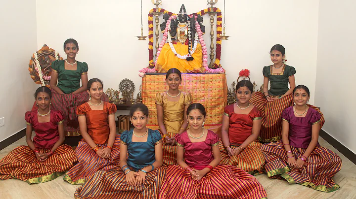 Ayigiri Nandini | Navadurgas singing Mahishasura Marddini Sthothram | Vande Guru Paramparaam |