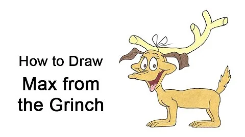 How to Draw Max from How the Grinch Stole Christmas