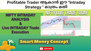 Intraday Live Trading Strategy Using SMART MONEY CONCEPTS in Malayalam