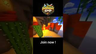 OVERNIGHT SMP ✨ join now #minecraftshorts #minecraftsmp #minecraftsurvival #smp #minecraft #shorts