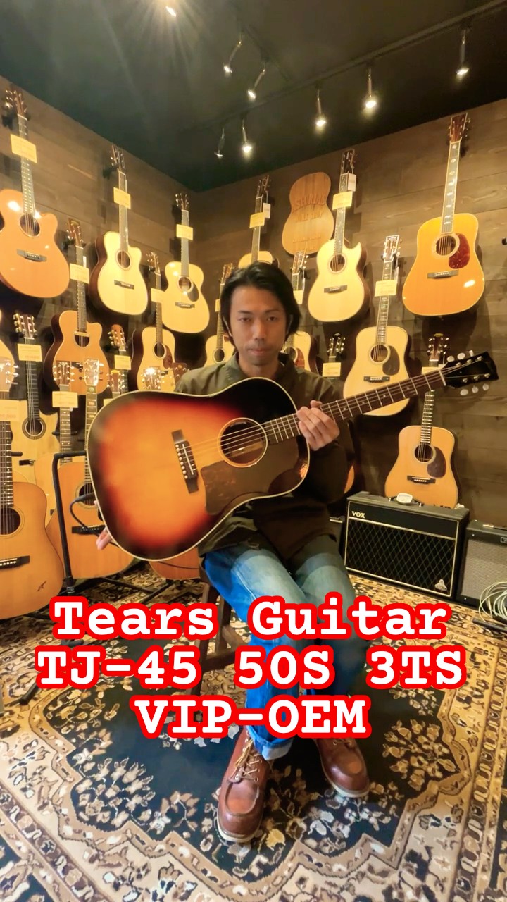 Tears Guitar TJ-45 50S 3TS VIP-OEM #toneplace #ギター - YouTube