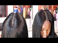 NEW METHOD/  MAKE A NATURAL LOOKING CENTER PART WITH NO CLOSURE/ VERY DETAILED