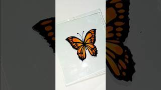 glass painting for butterfly ?butterfly painting glasspainting tranding viral shorts