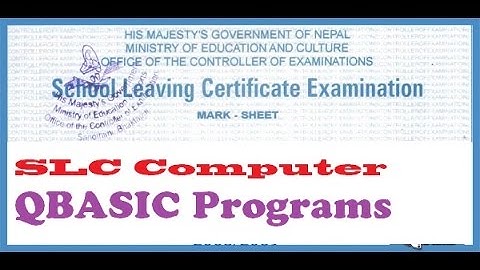 File Handling Program in QBasic