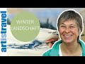 Winterlandschaft in Aquarell mit Kristina Jurick