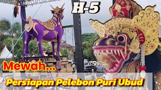 Megah Persiapan Pelebon Puri Ubud Gianyar || H-5