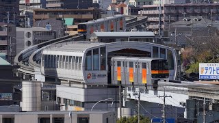 多摩モノレールを軌道沿いから撮る[松が谷駅～大塚・帝京大学駅]