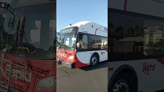 backing up a 62 ft articulate bus