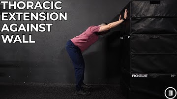 Thoracic Extension Against Wall