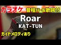 【カラオケ】Roar / KAT-TUN【歌詞・音程バー付】ガイドメロディあり