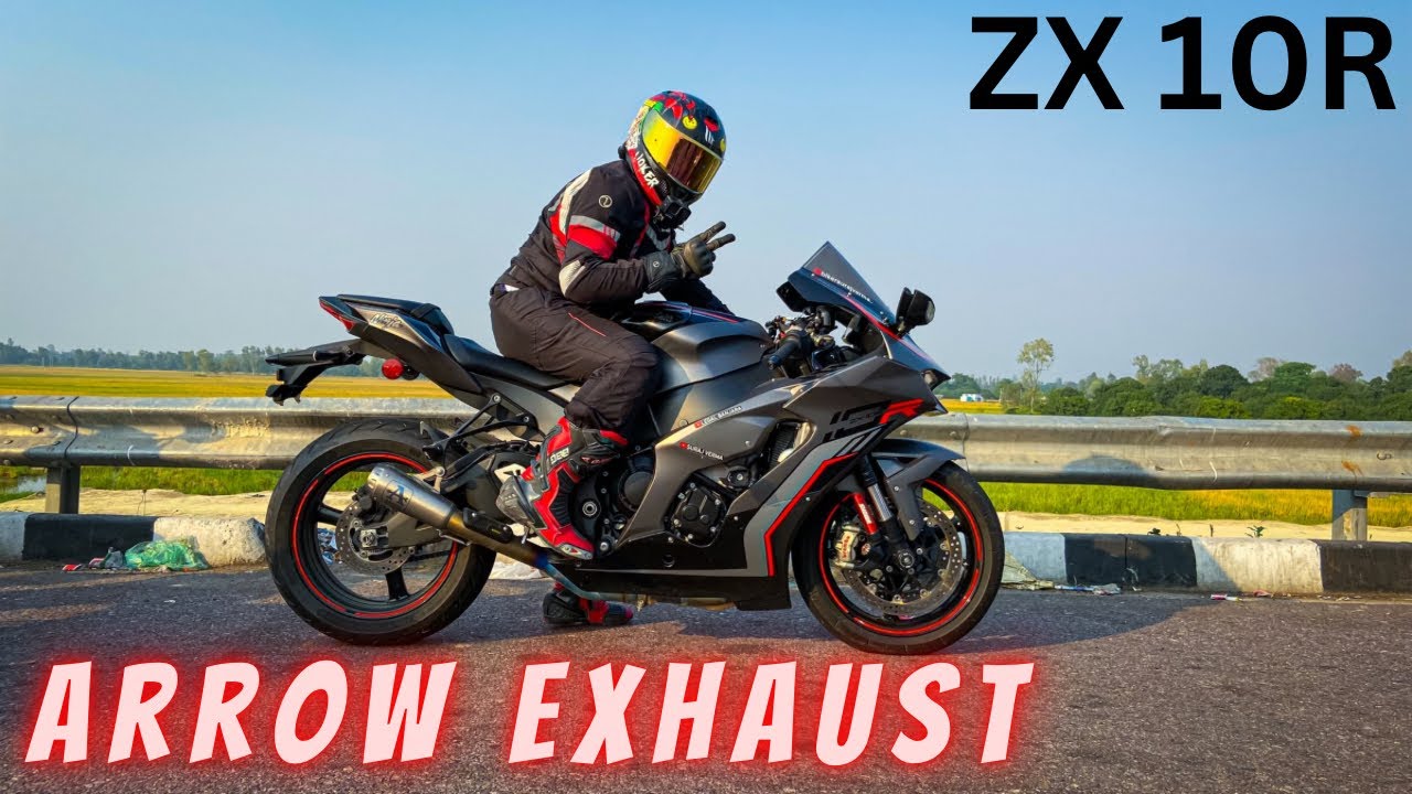 2022 Kawasaki ZX10R With Arrow Exhaust Loudest ZX10R YouTube