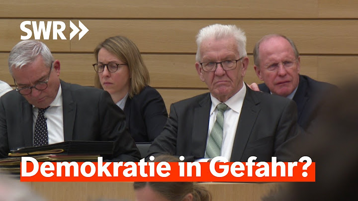 Wie können wir unsere Institutionen schützen? | Zur Sache! Baden-Württemberg
