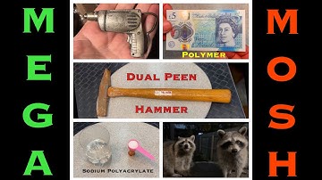 Full Dual Peen Hammer Restoration, ￼Sodium Polyacrylate, Polymer Currency, Drill Belt Buckle￼