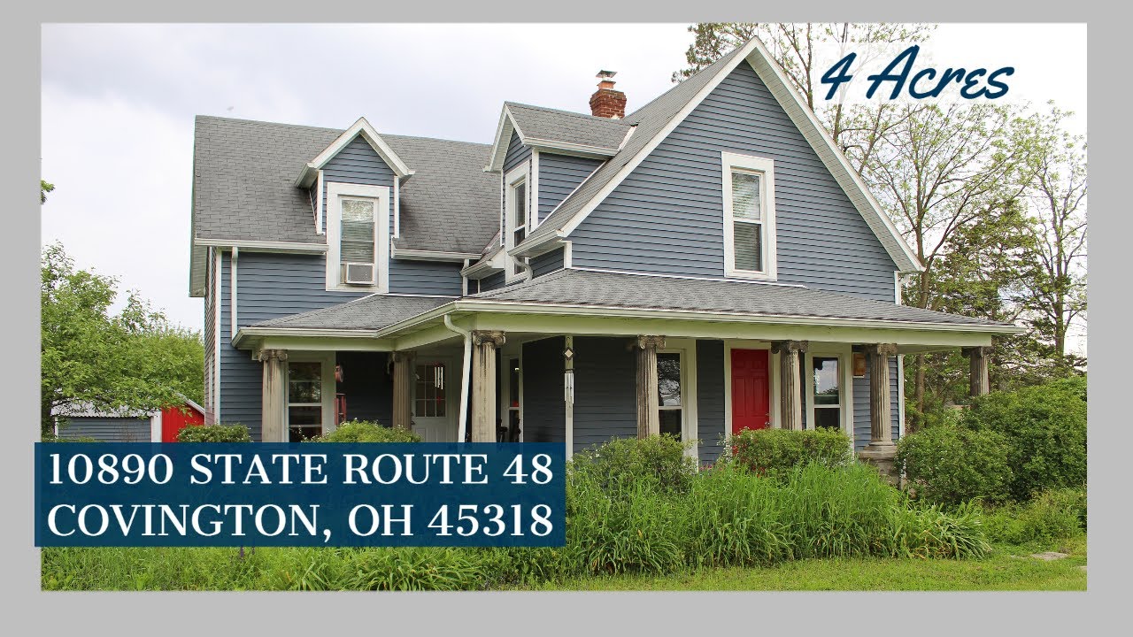 SOLD! 10890 ST RT 4 Covington Ohio 45318 2 Beds, 1 Bath 4 Acres