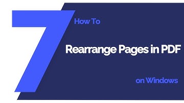 How to Rearrange Pages in PDF on Windows | PDFelement 7