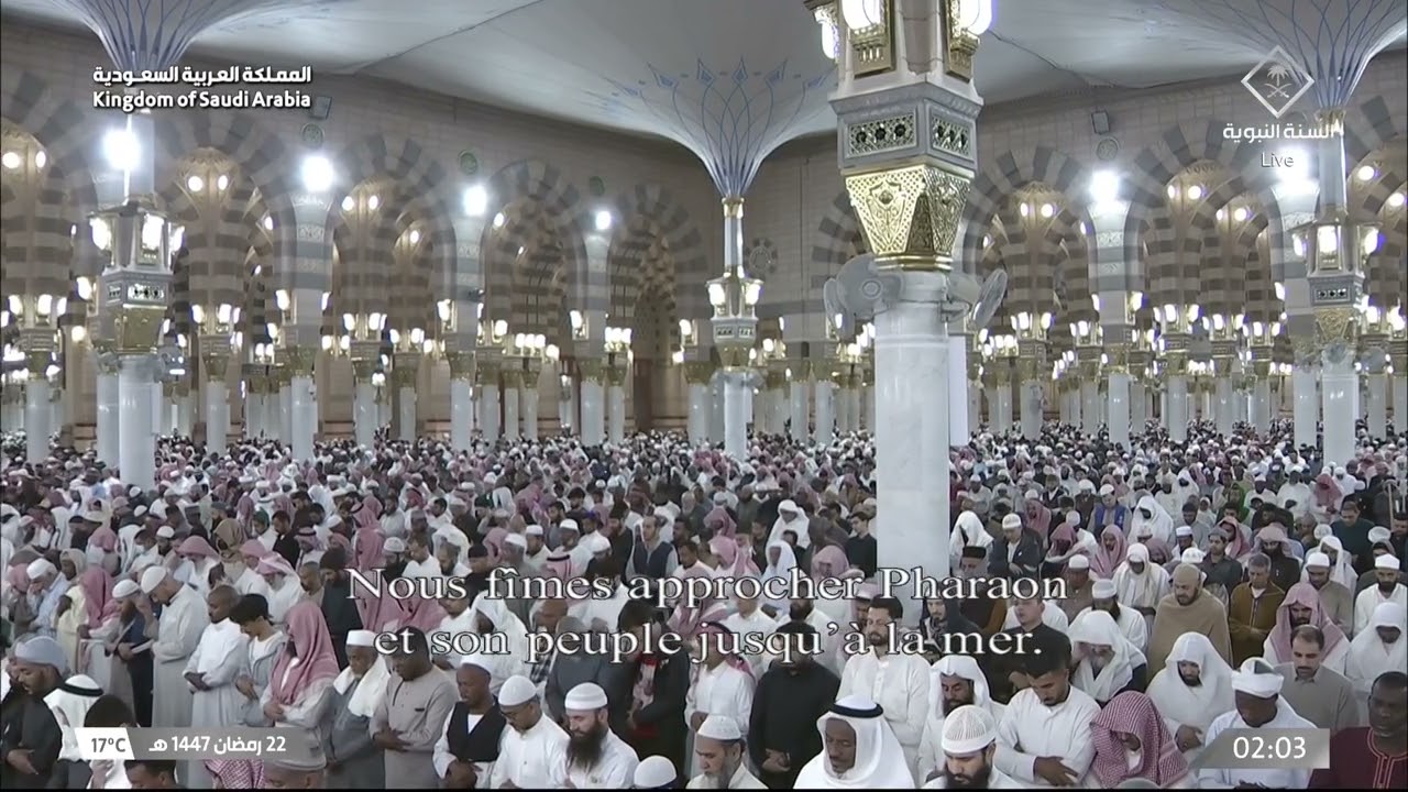 صلاة التهجد للشيخ محمد برهجي ليلة 22 رمضان 1447هـ - التسليمة الأخيرة