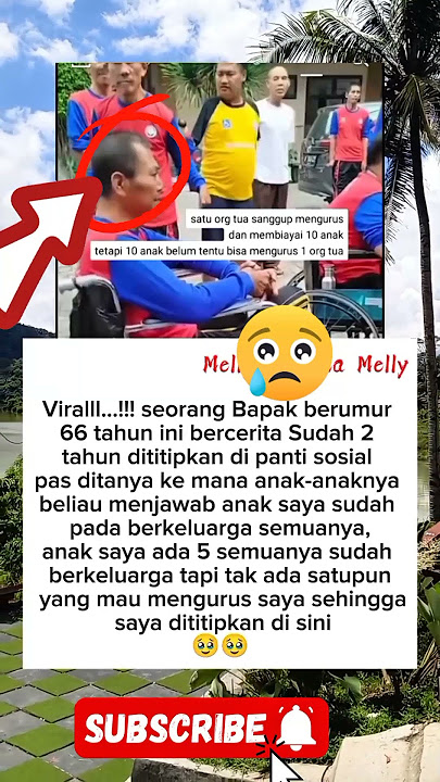 kasihan,punya anak 5 tapi tak ada yang sanggup ngurus bapak ini 😭💔 #trending #viral #shorts