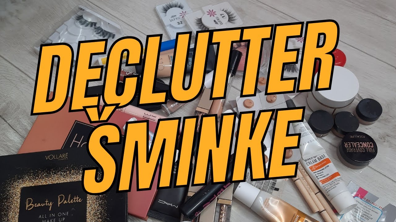 DECLUTTER ŠMINKE - ŠTA ZADRŽAVAM, ŠTA PROSLEĐUJEM I BACAM / KRČENJE MAKEUP KOLEKCIJE DEO PO DEO 🥰