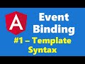 #5.1 - Template Syntax - Event Binding - Angular Series