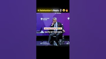 S Jaishankar Witty Reply 🗿🔥 💀 #modi #jaishankar #geopolitics #india #bharat