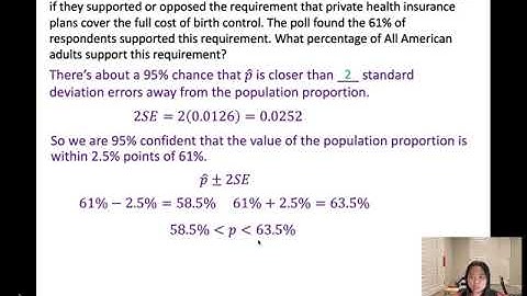 MAT 12 S7.4 Estimating the Population Proportion with Confidence Intervals