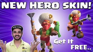 How to get PIRATE WARDEN Skin Free In Clash Of Clans?? - New Update | Gold Pass Alert