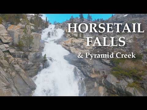 Horsetail Falls Historic Waterfall 2023 near Lake Tahoe