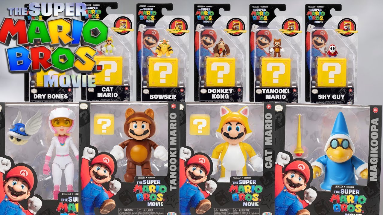 The Super Mario Bros Movie New Wave 2 Toys REVEALED? YouTube