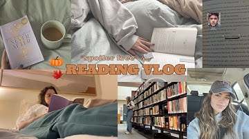 read with me for the week📚☕️ *spoiler free* reading vlog & book shop with me!
