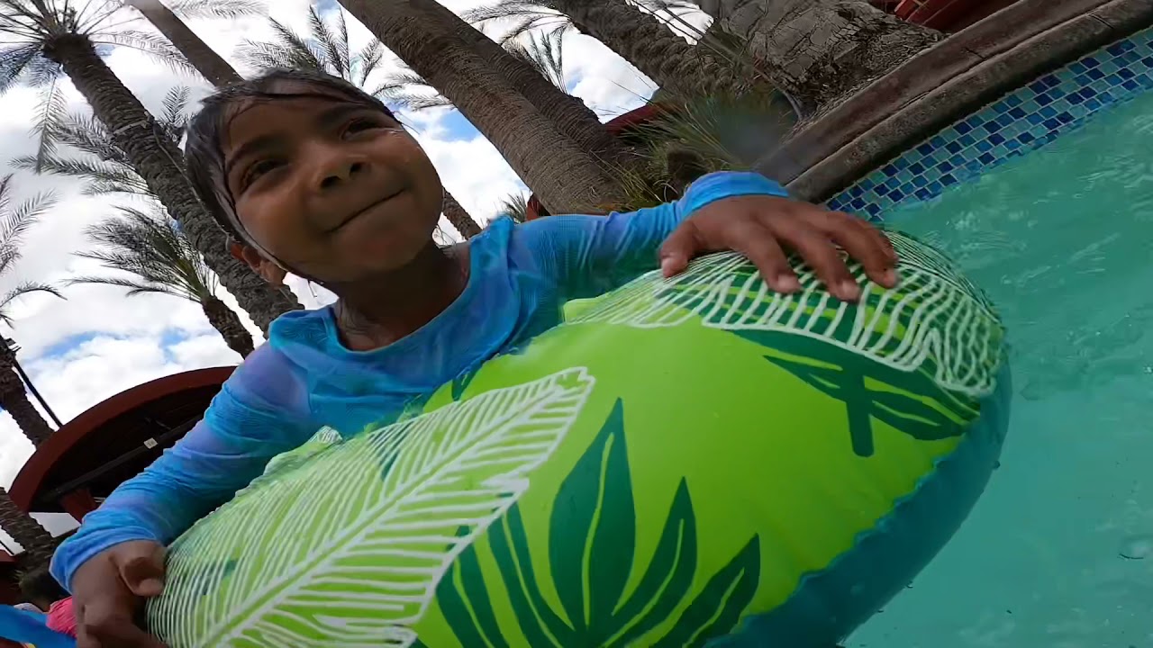 SoCal Harrahs casino lazy river with the kids