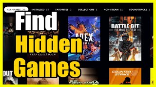 How to view your Hidden Games on your Steam Deck Account (Easy Method)