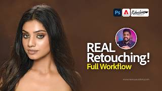 Complete Portrait Retouching Workflow | Camera Raw + Photoshop + RA Toolkit | Detailed Step-by-Step