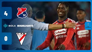 INDEPENDIENTE MEDELLIN vs ALWAYS READY 4-0 | HIGHLIGHTS | SUDAMERICANA | MOLA TV