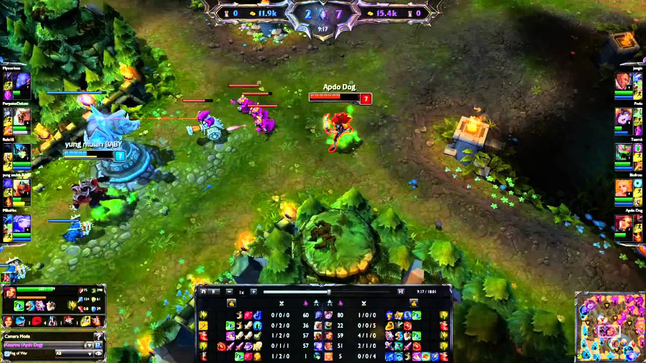 Apdo Dog Katarina Mid NA Challenger Replay HD