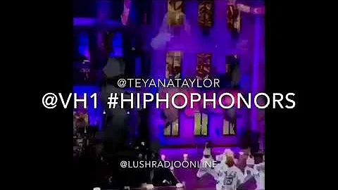 Teyana Taylor performs at VH1 Hip Hop Honors 2017