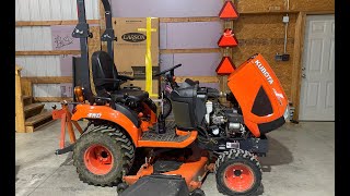 Changing Engine Oil and Front Axle Oil In the Kubota BX2380
