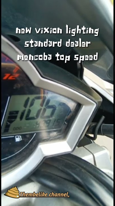 new vixion lighting, mencoba top speed