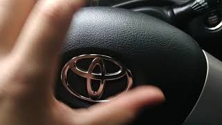 Снятие кнопок мультируля Toyota Corolla E140/150