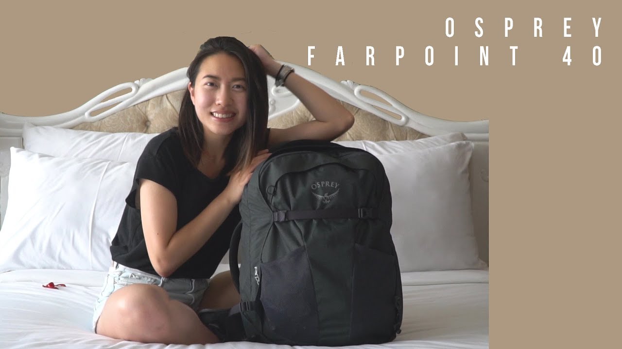 How I pack my travel backpack - Osprey Farpoint 40 Review