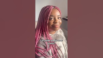Can white people wear box braids? Comment your thoughts down below👇