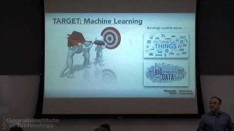 The New Machine Learning Center at GA Tech: Plans and Aspirations - Irfan Essa