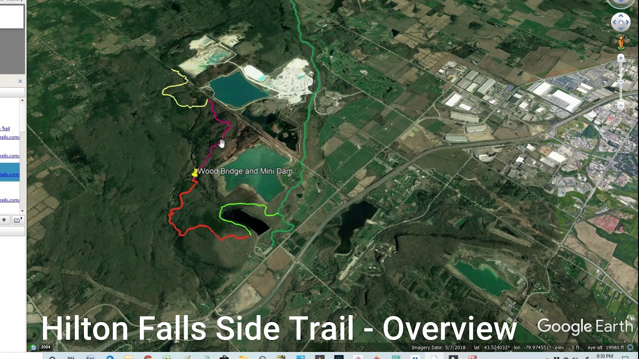 Hilton Falls Side Trail Overview - YouTube