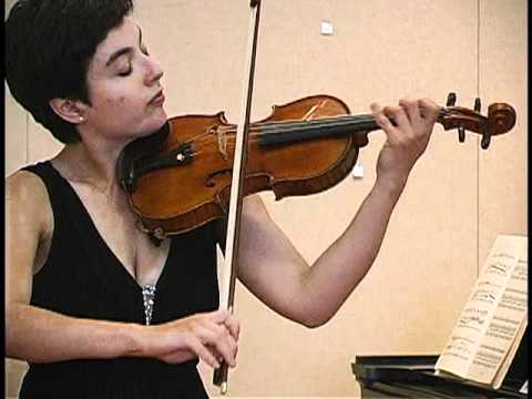 Olga Caceanova plays M. Ravel's "Tzigane". Constan...