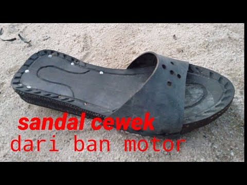  Sandal  cewek dari  ban  bekas  YouTube